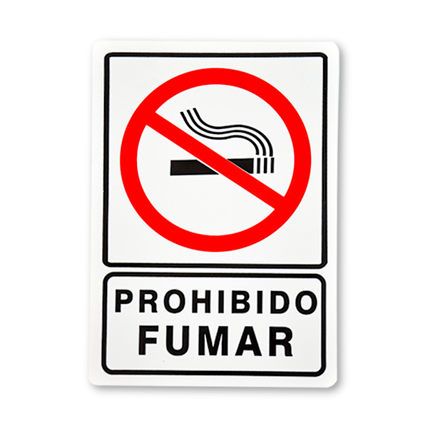 Señalamiento Prohibido Fumar 25 X 35 Cm Archivos Bravo Safety 3657