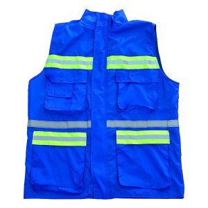 Chaleco Tipo Mariner con Reflejante Azul (pieza)