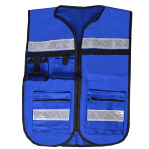 Chaleco Tipo Reportero MRS Azul Unitalla (pieza)
