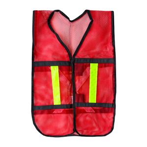 Chaleco de Malla con Reflejante Jyrsa SR-1010 Rojo Unitalla (pieza)