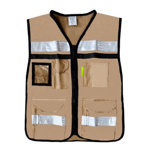 Chaleco Rescatista con 6 Bolsas Jyrsa SR-2021 Beige (pieza)