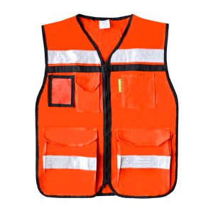 Chaleco Rescatista con 6 Bolsas Jyrsa SR-2021 Naranja (pieza)