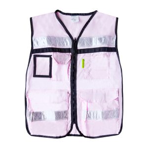 Chaleco Rescatista con 6 Bolsas Jyrsa SR-2021 Rosa (pieza)