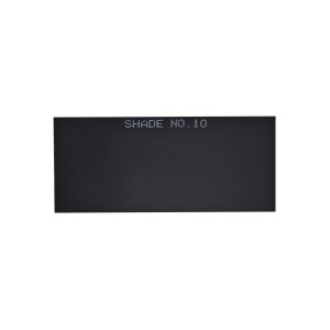 Cristal Obscuro Sombra 10 para Careta Infra 2" x 4.25" (10 piezas)