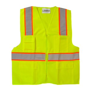 Chaleco de Alta Visibilidad Amarillo con Malla en Espalda LS-4051 (pieza)
