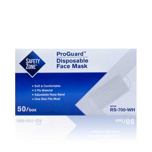 Cubrebocas Plisado Triple Capa The Safety Zone RS-700 (50 piezas)