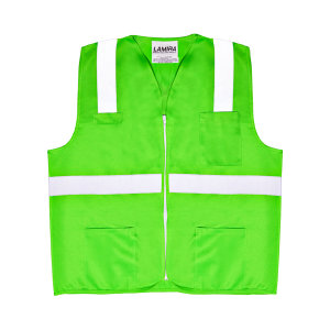Chaleco Alta Visibilidad con Bolsas Verde (pieza)