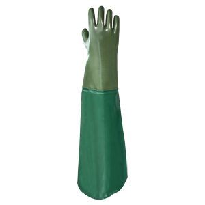 Guante Extralargo contra Ácidos y Químicos Prodin PS-7 Verde 70 cms (par)