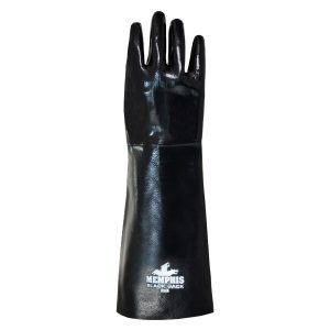 Guante Neopreno Grado Industrial Black Jack Memphis MCR 6948-18" Negro (par)