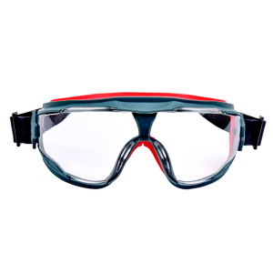 Goggle de Policarbonato Armazón Gris/Rojo con Antiempañante Scotchgard Serie 500 GG501SGAF GoggleGear 3M (pieza)