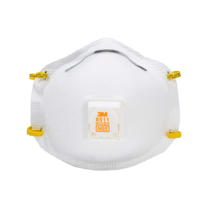 Respirador para Polvo y Partículas N95 3M 8511 con Válvula Cool Flow (10 piezas)