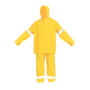 Impermeable de 2 piezas Lamira LS-4102 Amarillo con Reflejante (pieza)