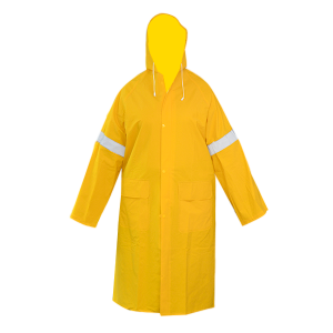 Impermeable Gabardina Lamira AS-4478 Amarillo con Reflejante (pieza)