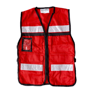 Chaleco Rescatista Rojo LS-4415 (pieza)