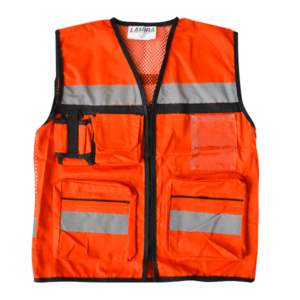 Chaleco Rescatista con Malla en Espalda Naranja AS-4414 (pieza)