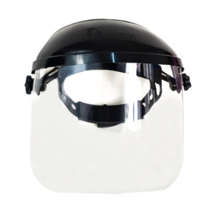 Protector Facial Negro con Mica Clara Infra 3PF500T Suspensión Matraca (pieza)