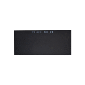 Cristal Obscuro Sombra 14 para Careta Infra 2" x 4.25" (10 piezas)
