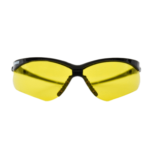 Lente de Seguridad Nemesis Armazón Negro Mica Ámbar 25659 (pieza)