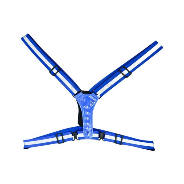 Chaleco de Elásticos con Luces LED Azul Unitalla (pieza)